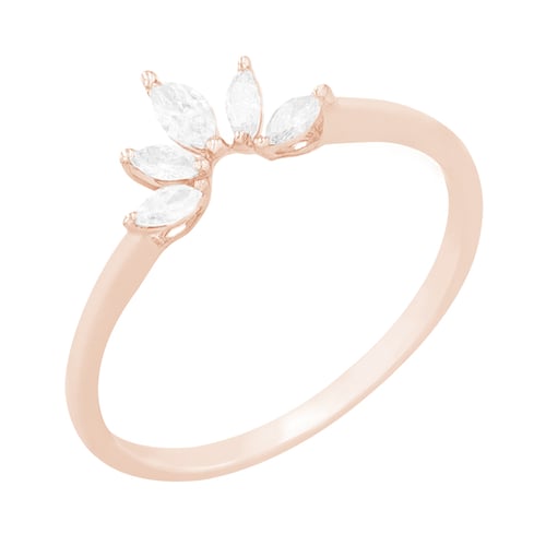 Eleganter Ring mit Lab Grown Diamanten in Marquise-Form Maurice