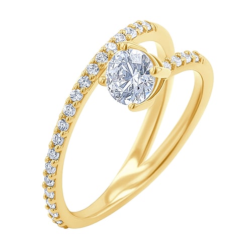 Unkonventioneller Verlobungsring mit Lab Grown Diamanten Cyrus