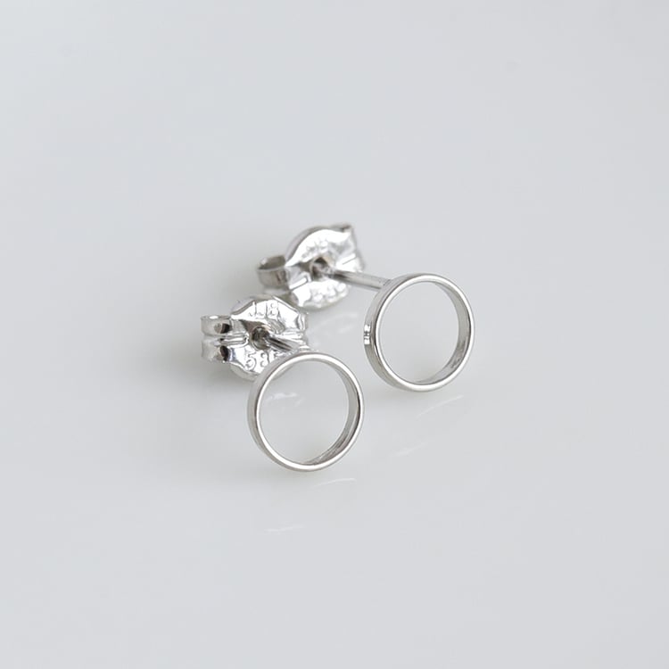 Minimalistische goldene Ohrringe Janne 84578