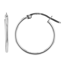 Silberne Ringohrringe Ingmar