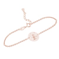 Silbernes Armband Der Kleine Prinz mit Rose und Gravur