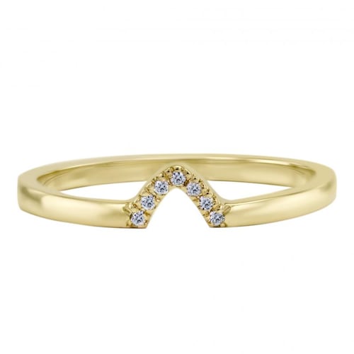 Goldenes Set mit zertifiziertem Diamant im Marquiseschliff Eliwa