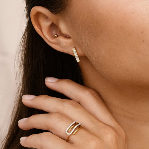 Ring aus Gold mit Diamanten Rebeca