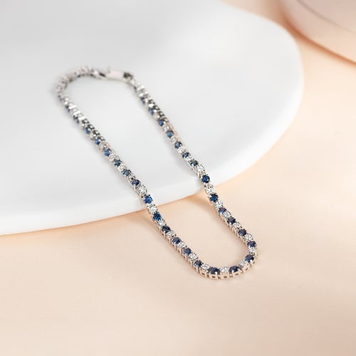 Tennisarmband mit Saphiren und Diamanten Kendrick