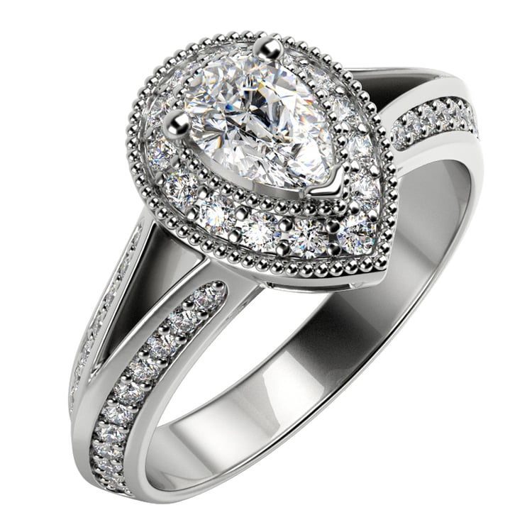 Diamantring aus Platin