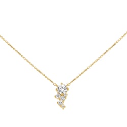 Cluster Kette mit Lab Grown Diamanten Barto