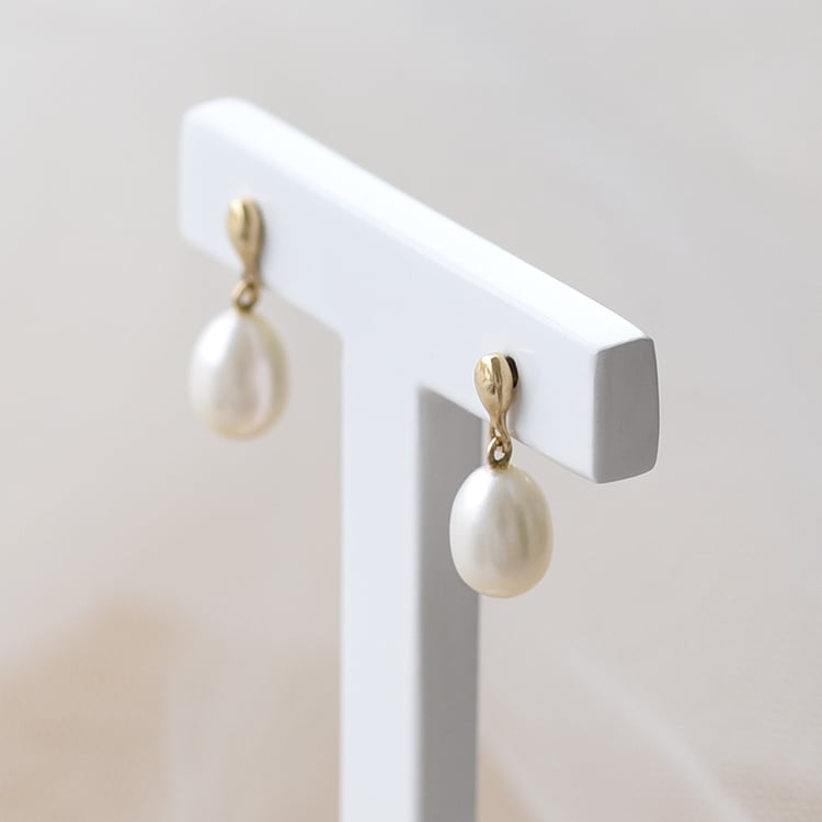 Elegante Perlenohrringe aus Gold Anne 63752