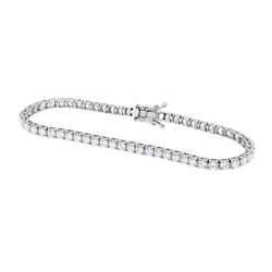 Goldenes Tennisarmband mit Lab Grown Diamanten Court