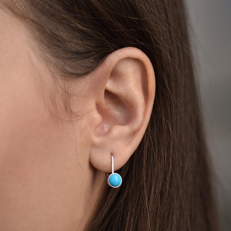 Ohrringe mit Türkis 36400