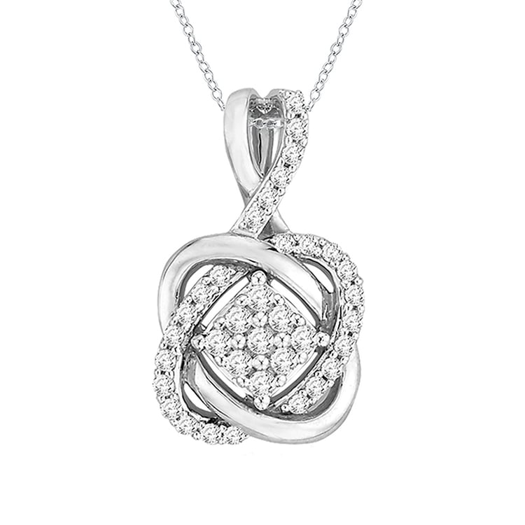 Goldenes geflochtenesSchmuckset mit Diamanten Emre 95050