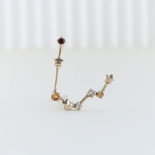 Ohrring mit Sternzeichen Gemini