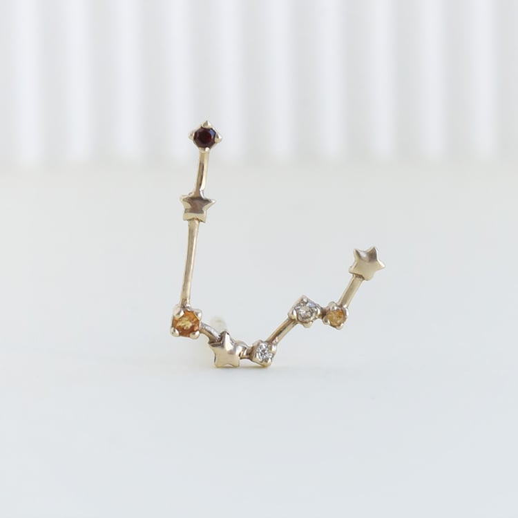 Ohrring mit Sternzeichen Gemini 95195