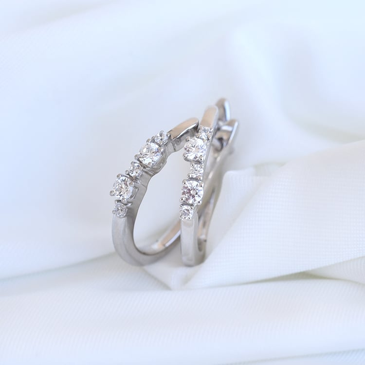 Creolen mit Diamanten Halian 80540