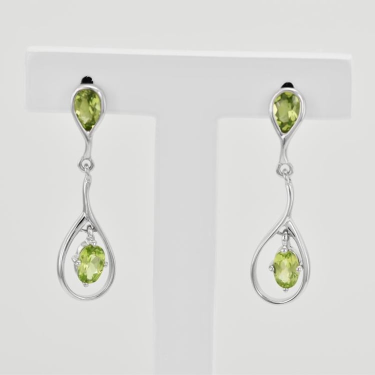 Silberne Kollektion voller Olivine Paja 36439