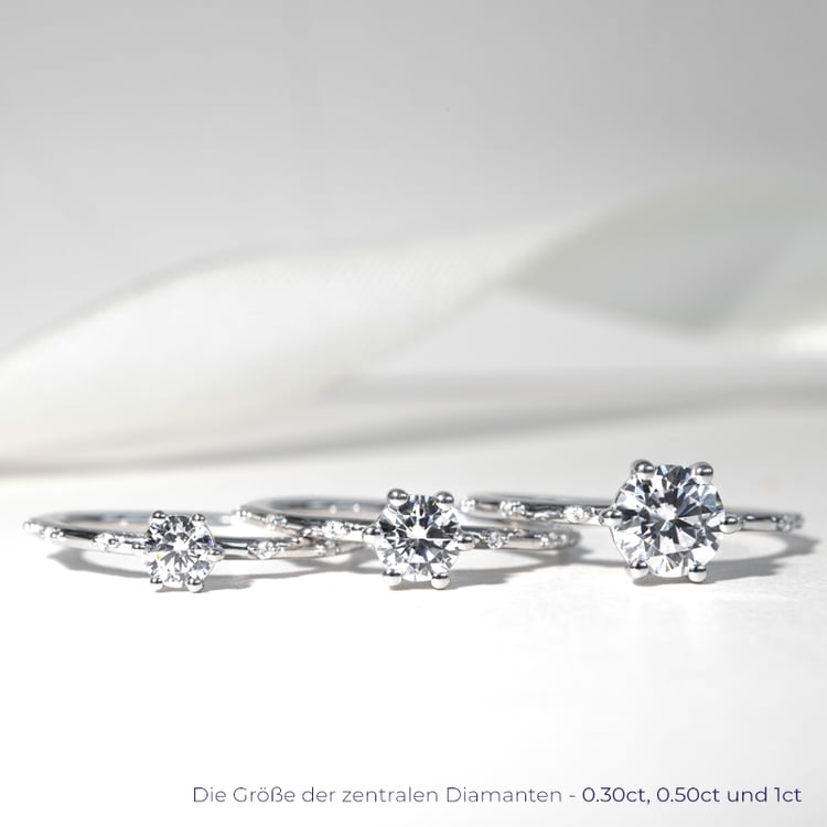 Verlobungsring mit Diamanten Kristia 128097