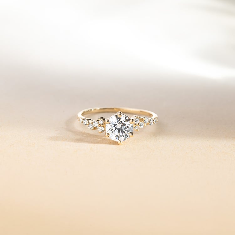 Ringset mit Lab Grown Diamanten nach Wahl Carina 151471