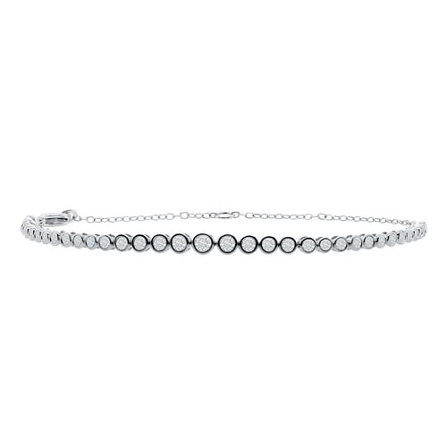 Elegantes goldenes Armband mit Lab Grown Diamanten Sonja
