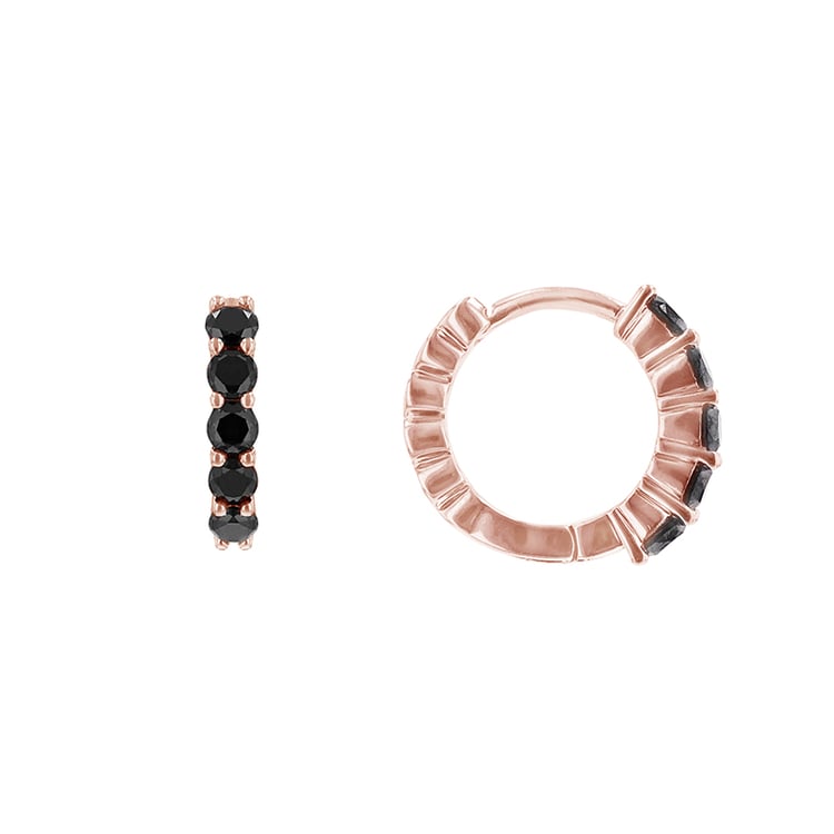 Ohrringe mit schwarzen Diamanten Patton 85188