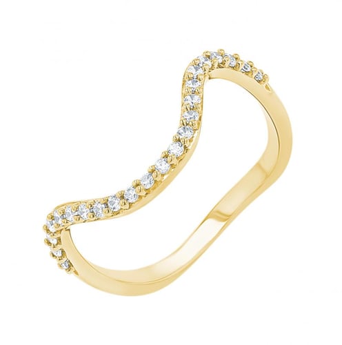 Unkonventioneller Ring mit Lab Grown Diamanten May