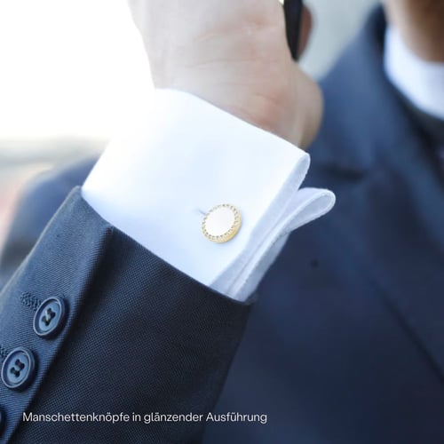 Manschettenknöpfe aus Gold mit Diamanten Tallis