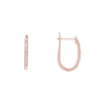 Elegante Ohrringe mit Diamanten Ayaz