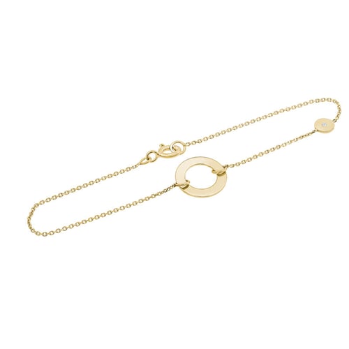 Modernes Goldarmband mit Diamanten Virginia