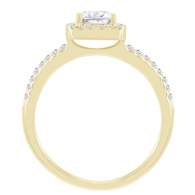 Diamantring Gelbgold 37880