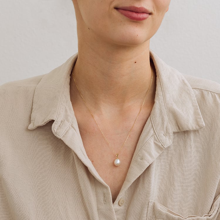 Schmuckset mit 9-9.50 mm Perlen Eleni 138426