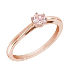 Goldring mit Morganit Rima