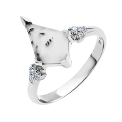 Ring mit dendritischem Opal Kettil