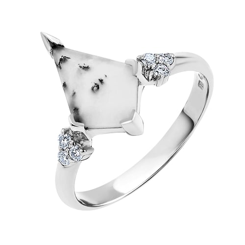 Ring mit dendritischem Opal Kettil