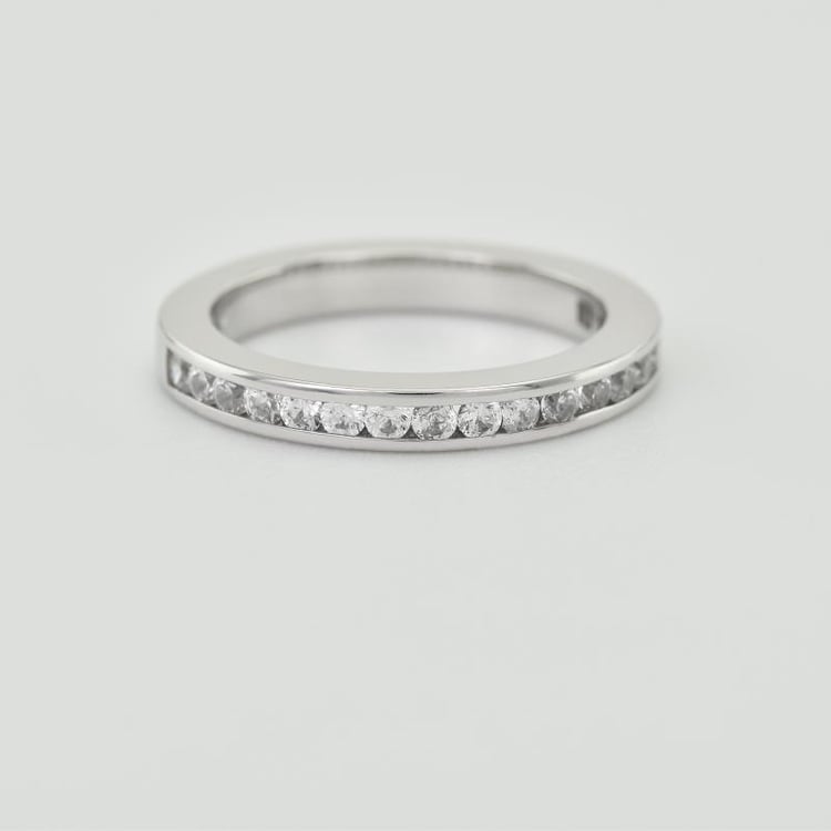 Platinring mit Diamanten 43807