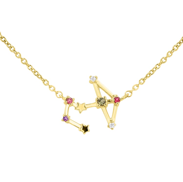Halskette mit Tierkreiszeichen Sagittarius