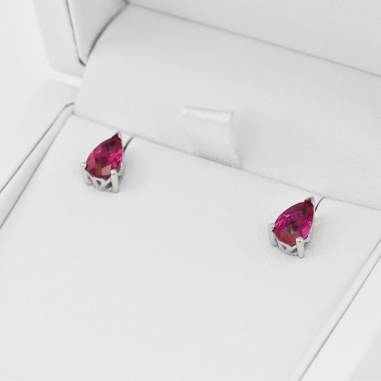 Rubinohrringe 4089
