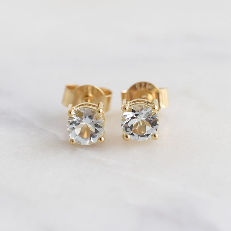 Ohrstecker mit Aquamarinen Conchur 92047