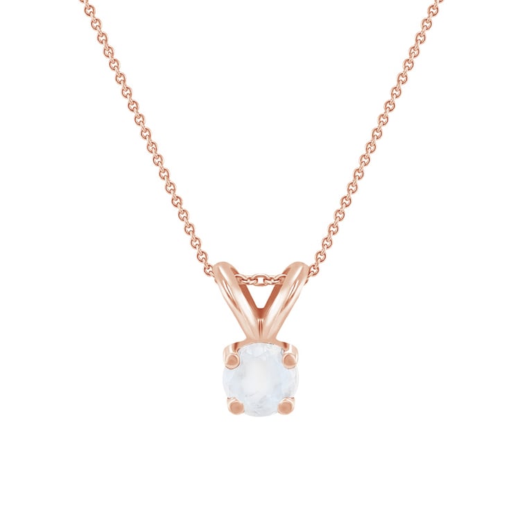 Minimalistische Anhänger mit Mondstein Lalom 92649