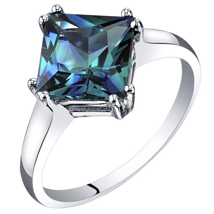 Goldring mit Alexandrit im Pricess-Schliff Ogden