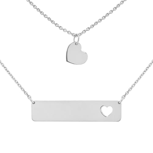 Schmuckset Halskette für Zwei Bianca