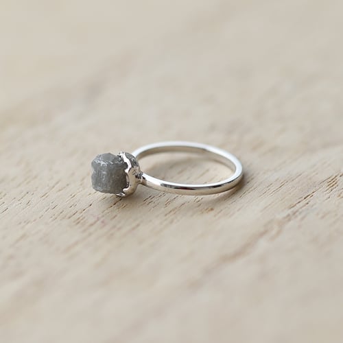 Goldring mit Rohdiamant Gianni