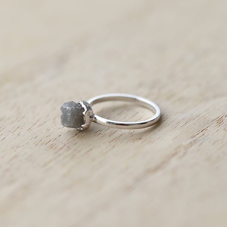 Goldring mit Rohdiamant Gianni 58711