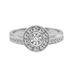 Strahlendes Verlobungsset mit Diamanten Amanda