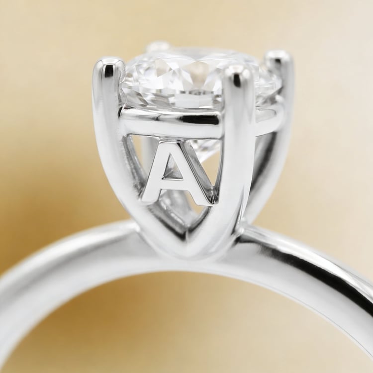 Verlobungsring mit Buchstabenund Lab Grown Diamanten Frost 167683