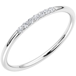Ring mit einer Reihe Diamanten Persis