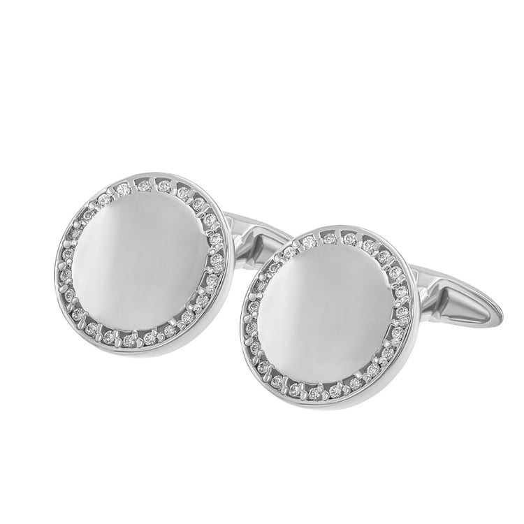 Platin Manschettenknöpfe