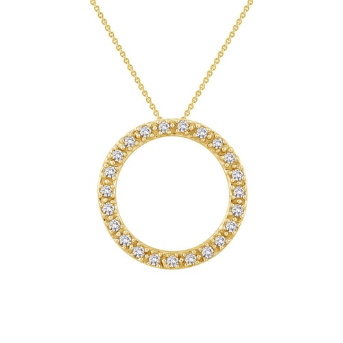 Karma-Anhänger mit Diamanten Hallie