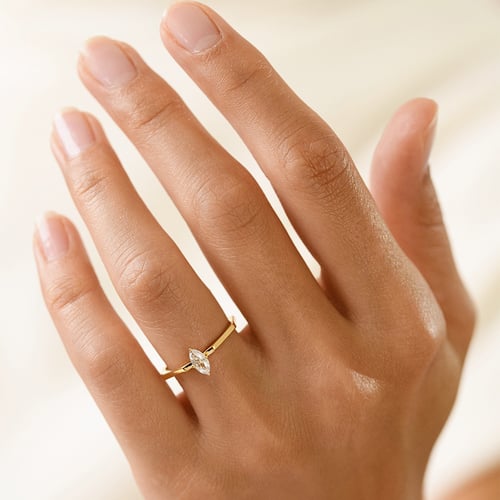 Ring mit Lab Grown Diamanten Julia