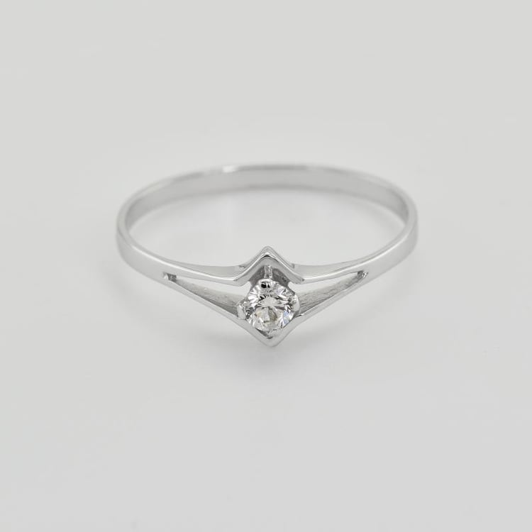 Goldener Diamantring 27215