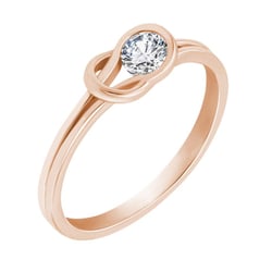 Modischer Verlobungsring mit Diamant Cereah