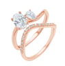 Einzigartiges Verlobungs-Set aus Ringen mit Lab Grown Diamanten