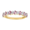 Half-Eternity-Ring aus Gold mit rosa Turmalinen Jamil